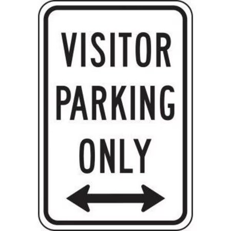 Accuform TRAFFIC SIGN VISITOR PARKING 24 in  X FRP219RA
